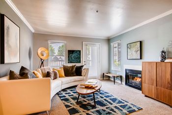 Eagles landing apartment interior living room